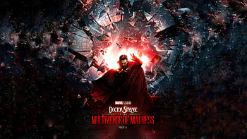 Benedict Cumberbatch Doctor Strange Elizabeth Olsen Marvel Comics Scarlet Witch Doctor Strange in the Multiverse of Madness HD wallpaper