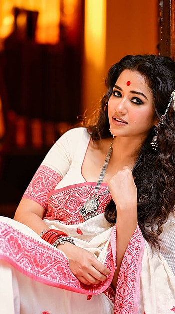 Sohini Sarkar, bengali actress, saree beauty HD phone wallpaper