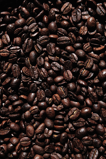 Food, Coffee, Macro, Dark, Brown, Grains, Coffee Beans, Grain HD phone wallpaper