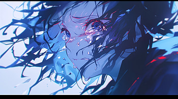 Emotional Tears: A Anime, Anime, sad, crying, tears, sad anime HD wallpaper