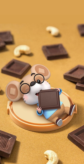 Choco Mouse, Animation, Epic , Cute HD phone wallpaper