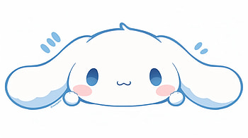 Cinnamoroll: Minimal White | Cloud-Pup Cinnamoroll Quad | Minimal Cinnamoroll, Sanrio, Cinnamoroll, White Anime, Minimalist Anime HD wallpaper