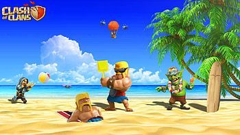 Funny Clash of Clans Barbarian --www.mobilga.com HD wallpaper
