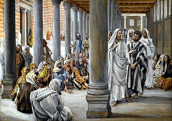 Jesus walks in the portic of Salomon, bible, jesus, gospel, religion, chrisy HD wallpaper