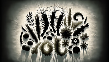 Abstract Tempura Artwork, tempura, food, seafood, silhouette HD wallpaper