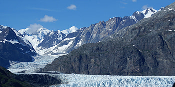 Glacier Bay National Park, Enormous landslide HD wallpaper