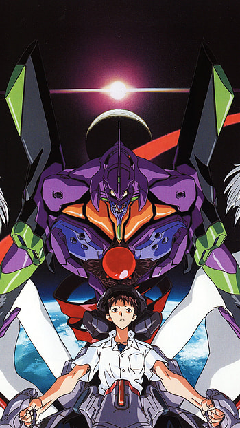 Eva 01 and Shinji Ikari, Neon Genesis Evangelion HD phone wallpaper