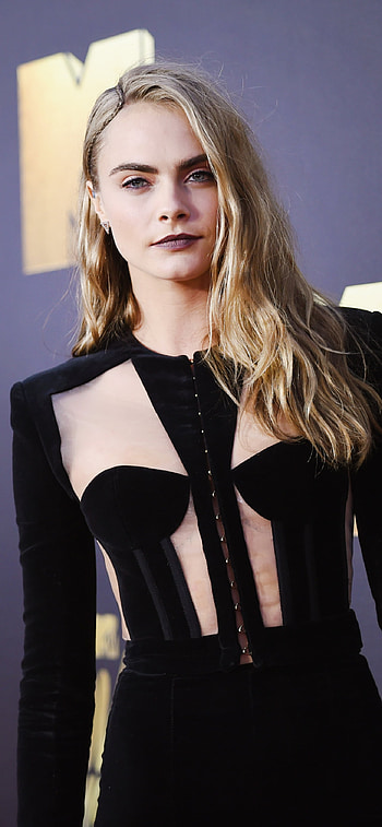 MTV Movie Awards, Celebrity, Cara Delevingne, Red carpet style HD phone wallpaper