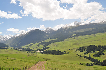 Nature, Grass, Mountains, Prairie, Kajuna, Cajuns HD wallpaper