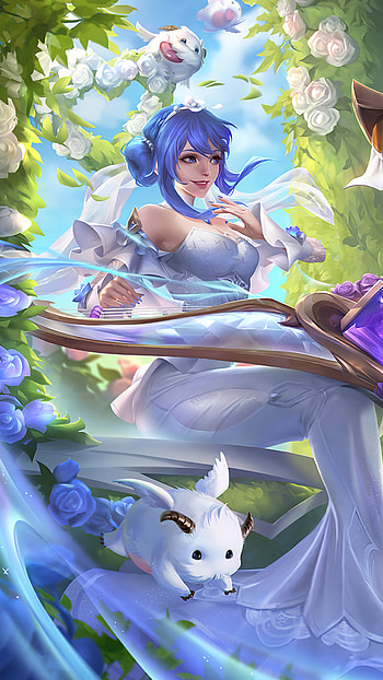 Sona rosa de cristal, arte-, videojuegos_ HD phone wallpaper