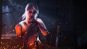 Ciri The Blood Is Red , ciri, the-witcher-3, games, artwork, artist, digital-art, deviantart HD wallpaper