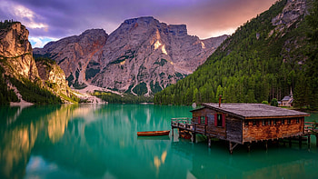 Mountain lake, Dolomites scenery, Italy landscapes, Stunning HD wallpaper
