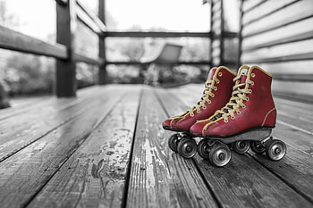 Vintage quad skates, Rollerskating HD wallpaper