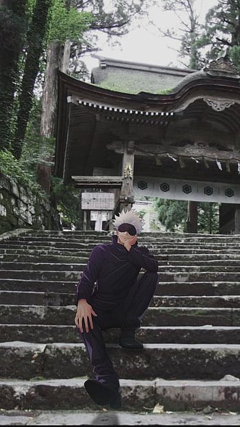 Gojo, japanese_architecture, plant HD phone wallpaper