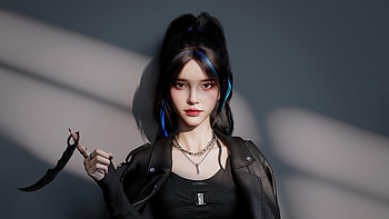 Asian Girl Cgi , asian, cgi, girls, artist, artwork, digital-art, artstation HD wallpaper