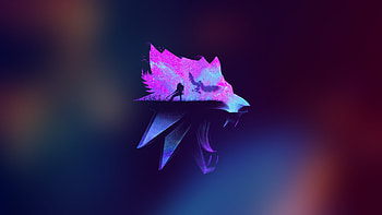 The Witcher Minimalist, the-witcher-3, games, ps4-games, xbox-games, pc-games, the-witcher, minimalism, minimalist HD wallpaper