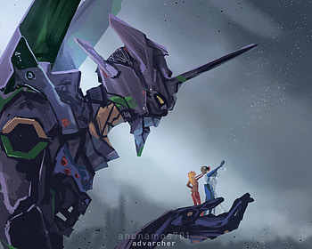 Neon Genesis Evangelion, Anime, Asuka Langley Sohryu, Evangelion Unit 01, Rei Ayanami, Shinji Ikari, Evangelion HD wallpaper