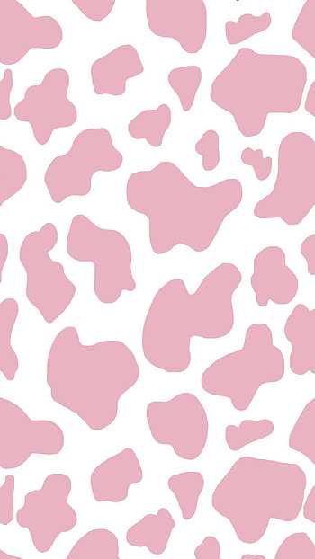 Cow print, pink HD phone wallpaper
