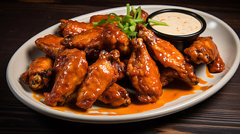 Succulent Chicken Wings, Chicken Wings, food, chicken HD wallpaper