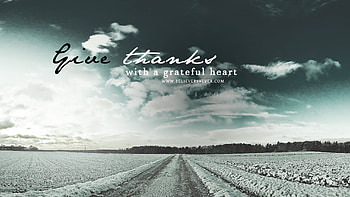 Give thanks HD wallpaper