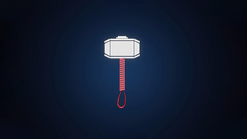 Thor Minimal , thor, superheroes, minimalism, minimalist, artist, artwork, digital-art HD wallpaper
