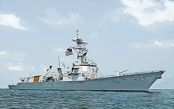 USS Bainbridge, , vector art, DDG-96, destroyer, United States Navy, US army, abstract ships, battleship, US Navy, Arleigh Burke-class, USS Bainbridge DDG-96 HD wallpaper