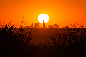Sunset, Sun, Twilight, City, Building, Dark, Silhouette, Dusk HD wallpaper