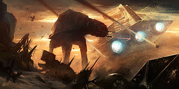 At At Walker, Star Destroyer, Sci Fi, Star Wars, Battle, Tie Fighter, X Wing HD wallpaper