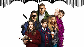 Supernatural drama, The Umbrella Academy, Unique powers, Mysterious intrigue HD wallpaper