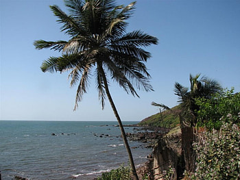 AnjunaBeach Goa , landscape, nature, beach HD wallpaper