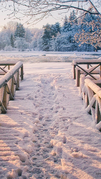 Romantic, snow land love beauty, snow love, love, beauty HD phone wallpaper