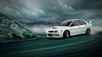Lancer Evo 9, Powerful and stylish HD wallpaper