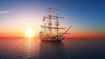 Sailboat , sailboat, boats, nature, sea, sunset HD wallpaper