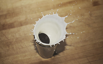 Food, Spray, Glass, Foam, Milk HD wallpaper