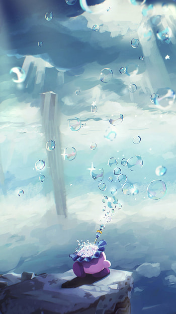 Kirby: Sky Bubbles, video game, Kirby HD phone wallpaper