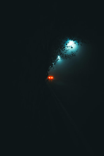Night, Lights, Dark, Road, Car, Machine, Glow, Headlights HD phone wallpaper