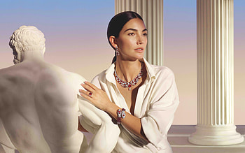 Lily Aldridge, American fashion model, hoot, popular models, jewelry, Bvlgari Magnifica HD wallpaper