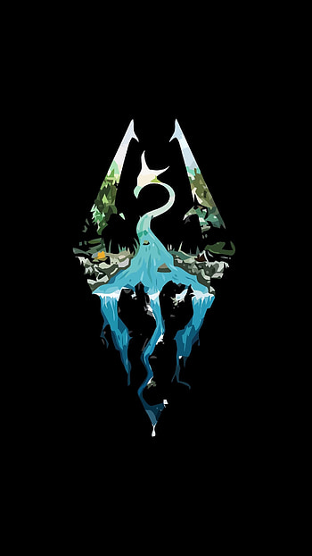 Logo, The Elder Scrolls HD phone wallpaper