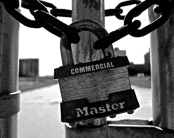 Lock, Words, Bw, Chb, Chain HD wallpaper