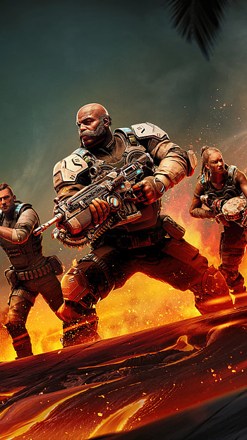 Gears 5 Hivebusters, 2021 , Sony Xperia X, Action-packed adventure HD phone wallpaper