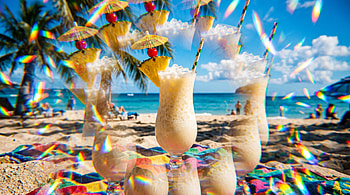 Pina Colada Beach Bliss —, Pineapple HD wallpaper