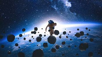 Astronaut Walking In Space , astronaut, space, artist, artwork, digital-art, artstation HD wallpaper