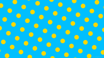 spots blue yellow polka dots deep sky blue gold HD wallpaper