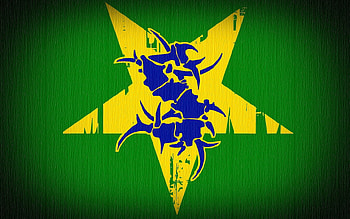 Sepultura, blue, colors, brazilian, band, rock, thrash metal, green, yellow, metal HD wallpaper