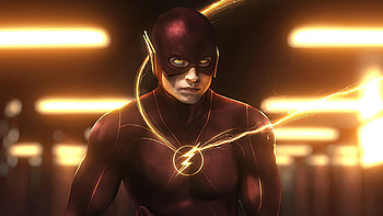 Flash Ezra Miller , flash, superheroes, artwork, artist HD wallpaper
