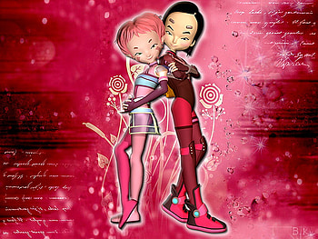Aelita and Yumi, nymph, ange, fantasy awaits, cl, cgi, sparkles, season 5, code lyoko, mmorpg, 3d, kisses, magical, flower, wonderland, dreamy, italian, warrior, dreams, xana, hopper, geisha, elf, season 4, french, schaeffer, lily, stones, aelita stones, fantasy, vector, friendship, fantasia attende, lyoko, attende, glitter, aelita schaeffer, angel, remake, yumi ishiyama, aelita, un ange, japanese, wings, sector 5, japan, aelita hopper, fantasia, pink, love, ishiyama, flowers, princess, forest, yumi, cl mmorpg, awaits HD wallpaper