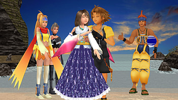 Yuna & Tidus Final Fantasy X 1 and 2 Romances Perfect Love.. and background HD wallpaper