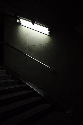 Shine, Light, Bw, Chb, Glow, Stairs, Ladder HD phone wallpaper