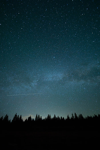 Milky way, starry night, outdoor HD phone wallpaper
