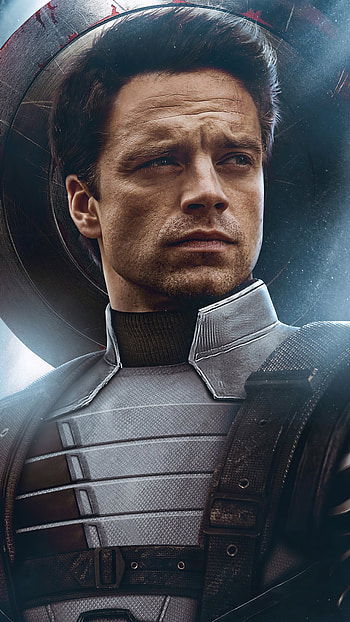 Sebastian Stan, White Wolf character, Falcon and the Winter Soldier HD phone wallpaper